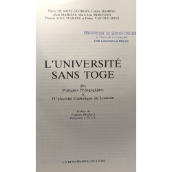L'université sans toge - des pratiques pédagogiques à l'Université...