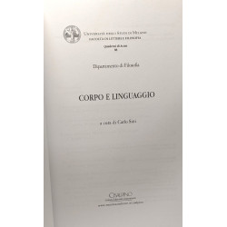 Corpo e linguaggio - Quaderni di Acme 88 Università degli Studi di...
