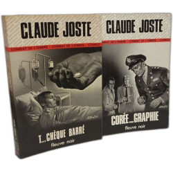 T... chèque barré + Corée... graphie -- 2 livres