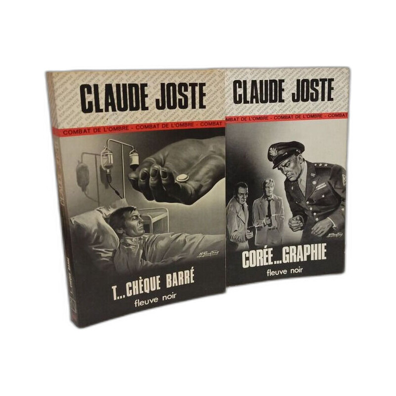 T... chèque barré + Corée... graphie -- 2 livres