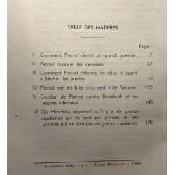 L'histoire fantastique du Célèbre Pierrot