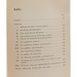 Psicopatologia y politica