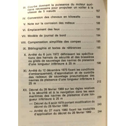 Sécurité du navire de plaisance - réglementation de la...