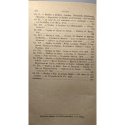 Shelley sa vie et ses oeuvres