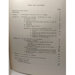 L'Arc d'Orange - I. Texte + II. Planches --- XVe supplément à "Gallia"