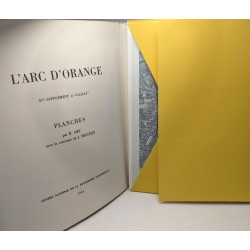 L'Arc d'Orange - I. Texte + II. Planches --- XVe supplément à "Gallia"