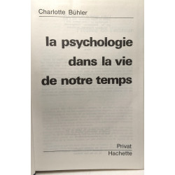 La psychologie dans la vie de notre temps