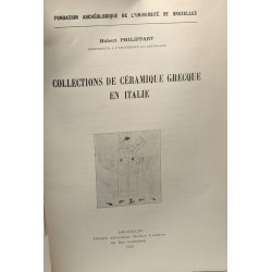 Collections de céramique grecque en Italie. Fondation...