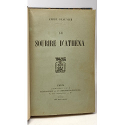 Le sourire d'Athèna - avec hommage de l'auteur