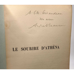 Le sourire d'Athèna - avec hommage de l'auteur
