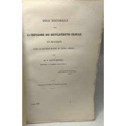 Essai historique sur la propagande des encyclopédistes français en...