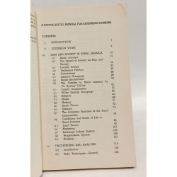 A sociological manual for extension workers in the caribbean