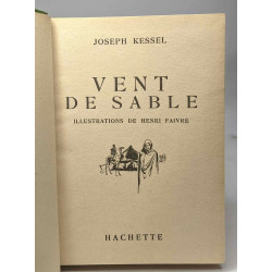 Vent de sable - Bibliothèque Verte - illustrations de Henri Faivre