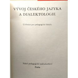 Vyvoj ceského jazyka a dialektologie