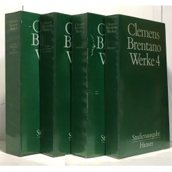 Werke 1-4 (4 volumes): Gedichte Romanzen vom Rosenkranz + Godwi...