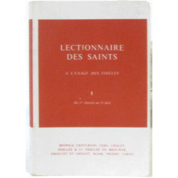 Lectionnaire de Saints A L&#039;usage des Fideles - 1 È du 1° Janvier...