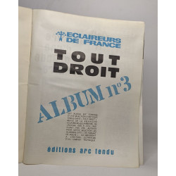 Album Tout Droit n°3 - éclaireurs de France