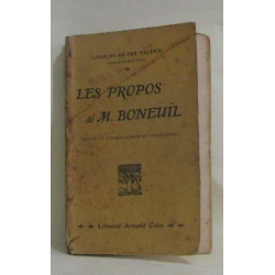 Les propos de m.boneuil