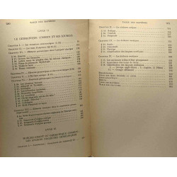 Les anciens germains - introduction à l'étude des langues et des...