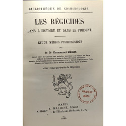 Les Régicides - ANALECTES (extraits en fac simile de l'édition de...