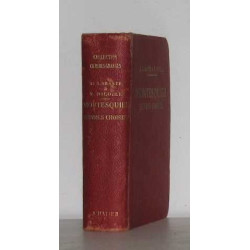 Montesquieu oeuvres choisies