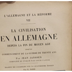 L'Allemagne et la réforme - TOME IV (1895) V (1899) et VII (1906)