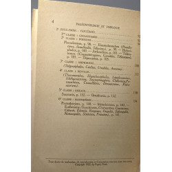 Paléontologie et zoologie. Collection Payot