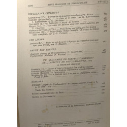 Revue française de psychanalyse n° 5-6 tome XXXVII: l'idéal du moi