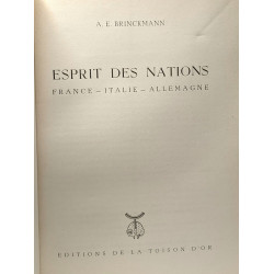 Esprit des nations - France - Italie - Allemagne