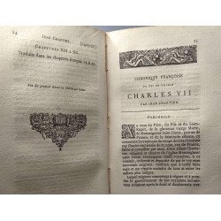 Chronique de charles VII - TOME I -