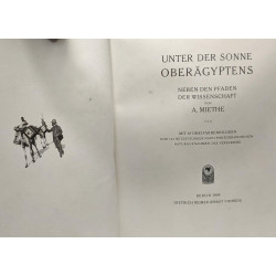 Unter der sonne ober-ägyptens - neben den Pfaden der wissenschaft