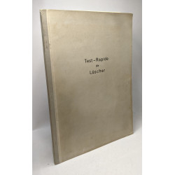 Test-Rapide de Lüscher