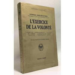 L'exercice de la volonté - bibliothèque scientifique