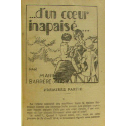 D'un coeur inapaisé