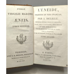 L'Enéide - TOME SECOND traduite en vers français par J. Delille 3e...