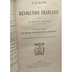 L'Europe et la Révolution Française - Première partie: Les Moeurs...