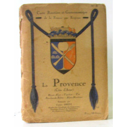 Carte routière et gastronomique de la France par Régions carte n°5a