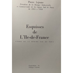 Esquisses de l'Ile de France - visage de la région Sud de Paris