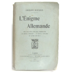 L'énigme allemande une enquête chez les allemands ce qu'ils...