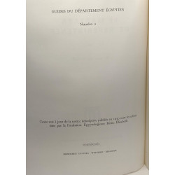 Le mastara de Neferirtenef / guide du département égyptien N°2
