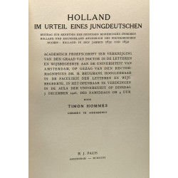 Holland im urteil eines jungdeutschen