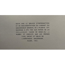 Algérie - 1951 - édité par le Service d'information et de...