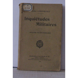 Inquiétudes militaires - officiers et fonctionnaires