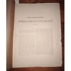 Les registres de Urbain IV Registre Caméral Fascicule 1. Pages 1 a 96