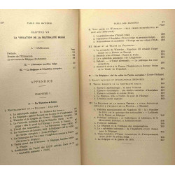 La Belgique et l'équilibre européen - documents inédits - avec 22...