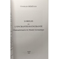 Lorelei ou l'enchanteur enchanté: Chateaubriand et le monde germanique