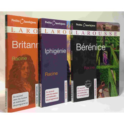 Britannicus + Iphigénie + Bérénice --- 3 livres