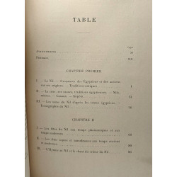 Le Nil à l'époque pharaonique son rôle et son culte en Egypte