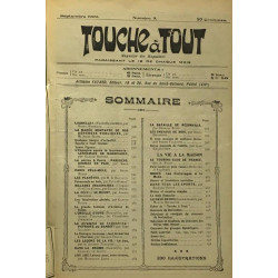Touche à tout - magazine n°7 juillet 1908 + n°9 septembre 1909