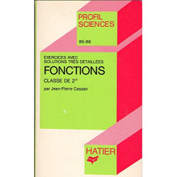 Fonctions : classe de 2e
